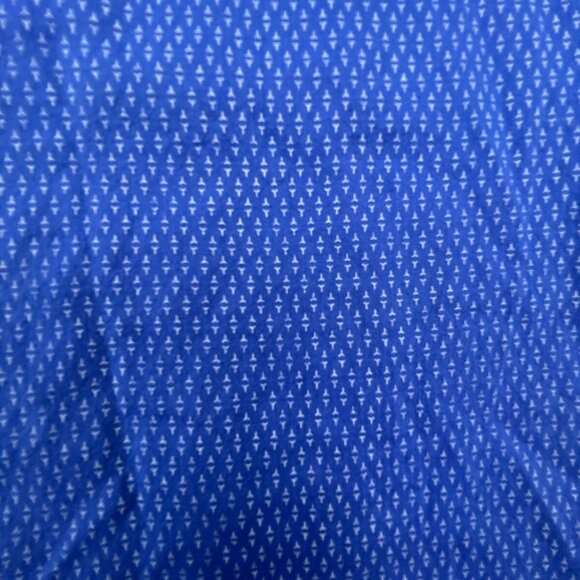 Polo Ralph Lauren Shirt Large Blue Geometric Print Button Up Long Sleeve Mens - Picture 7 of 8